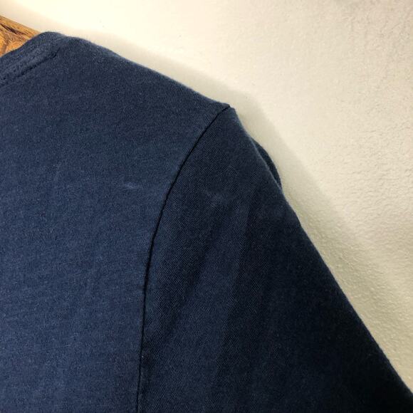 Lucky Brand Mandala Graphic Print Cotton Tee Navy Blue Short Sleeve Large - Picture 6 of 7